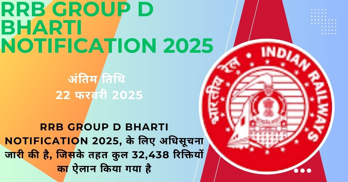 RRB Group D Recruitment Notification Pdf 2025